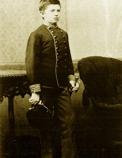 Kazimierz Twardowski w mundurku szkolnym Terezjanum. [AAT]